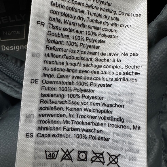 Helly Hansen Boys Insulated Puffer Jacket Size 12 (152) Reversible - Picture 8 of 9